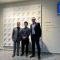 05_Foto con l'artista Federico Lemoine, il Direttore Amministrativo Alberto Russo e il Direttore Generale Alberto Zoli dell'ASST Grande Ospedale Metropolitano Niguarda
