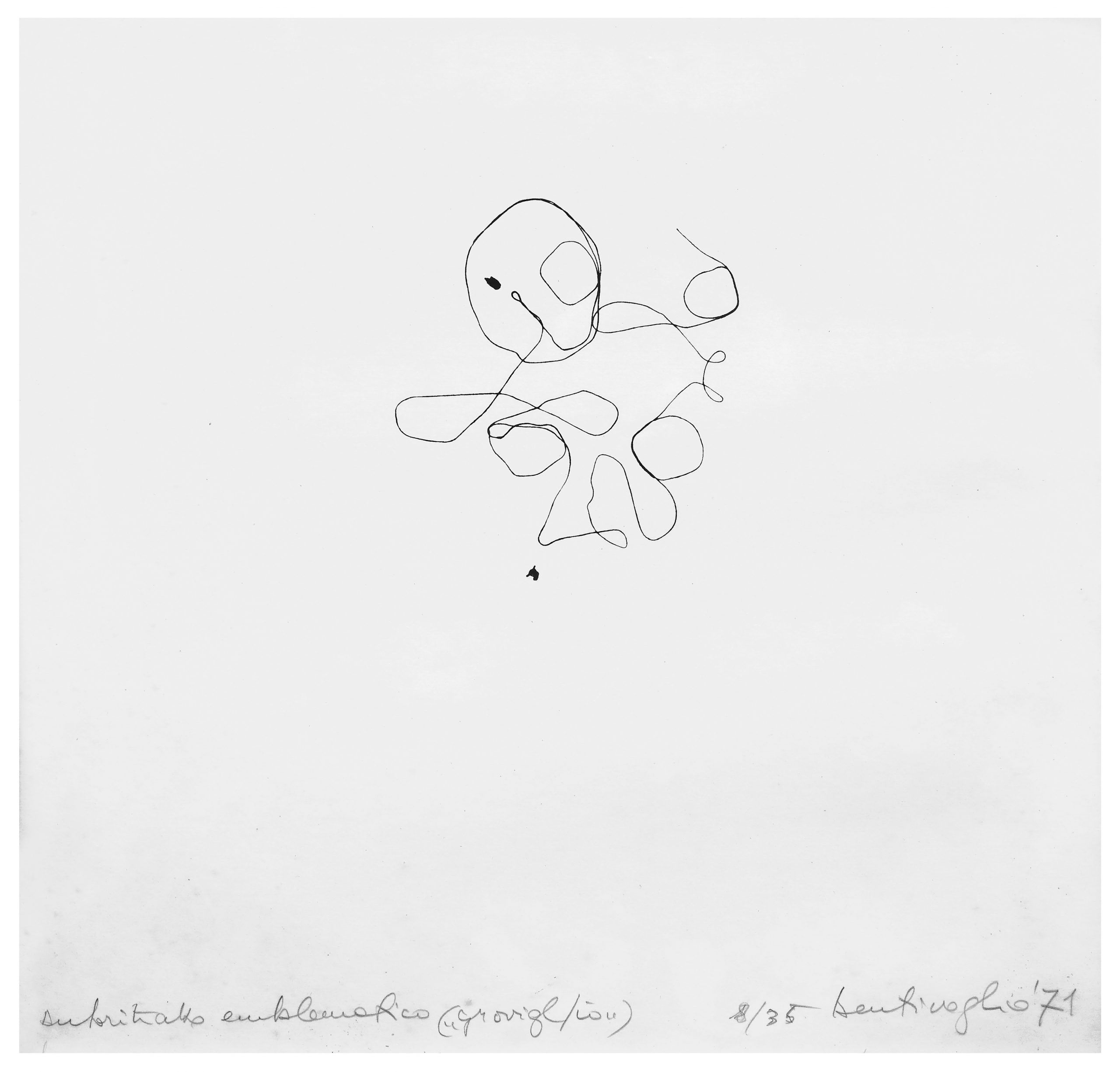 1_Mirella Bentivoglio, Autoritratto, emblematico