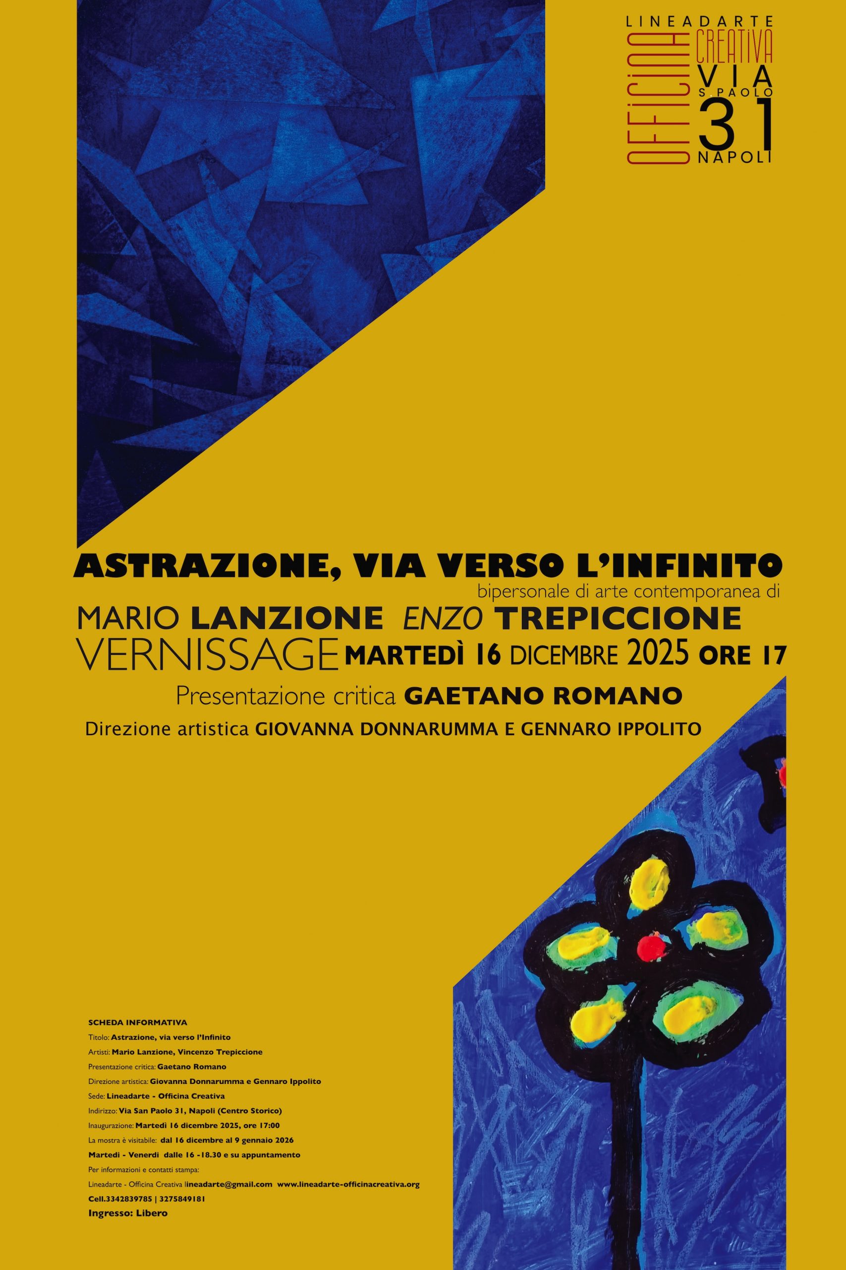 Astrazione, via verso l’Infinito Artisti- Mario Lanzione, Vincenzo Trepiccione copia