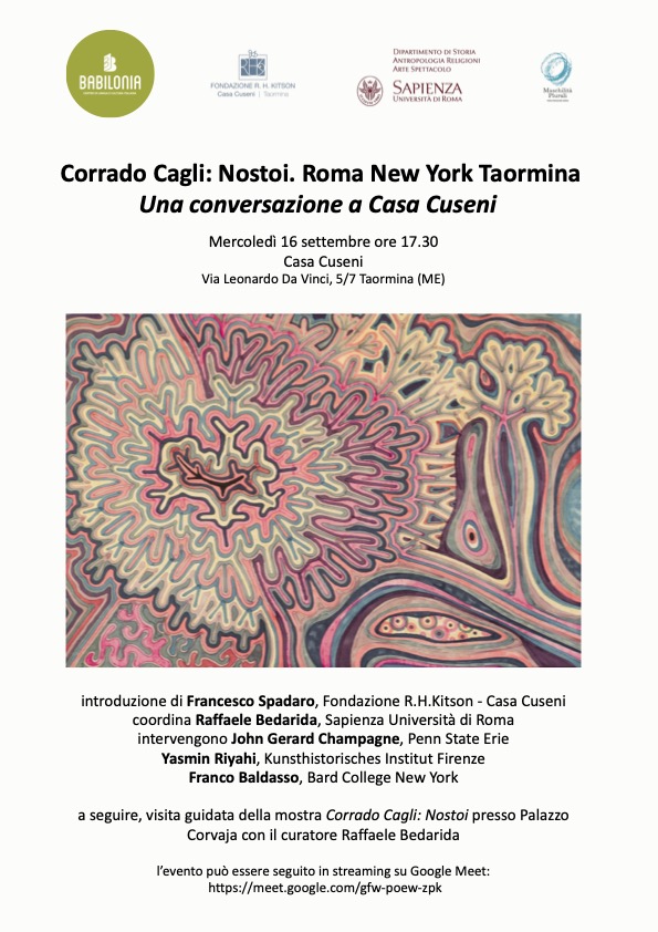 Corrado Cagli Nostoi. Roma New York Taormina-2