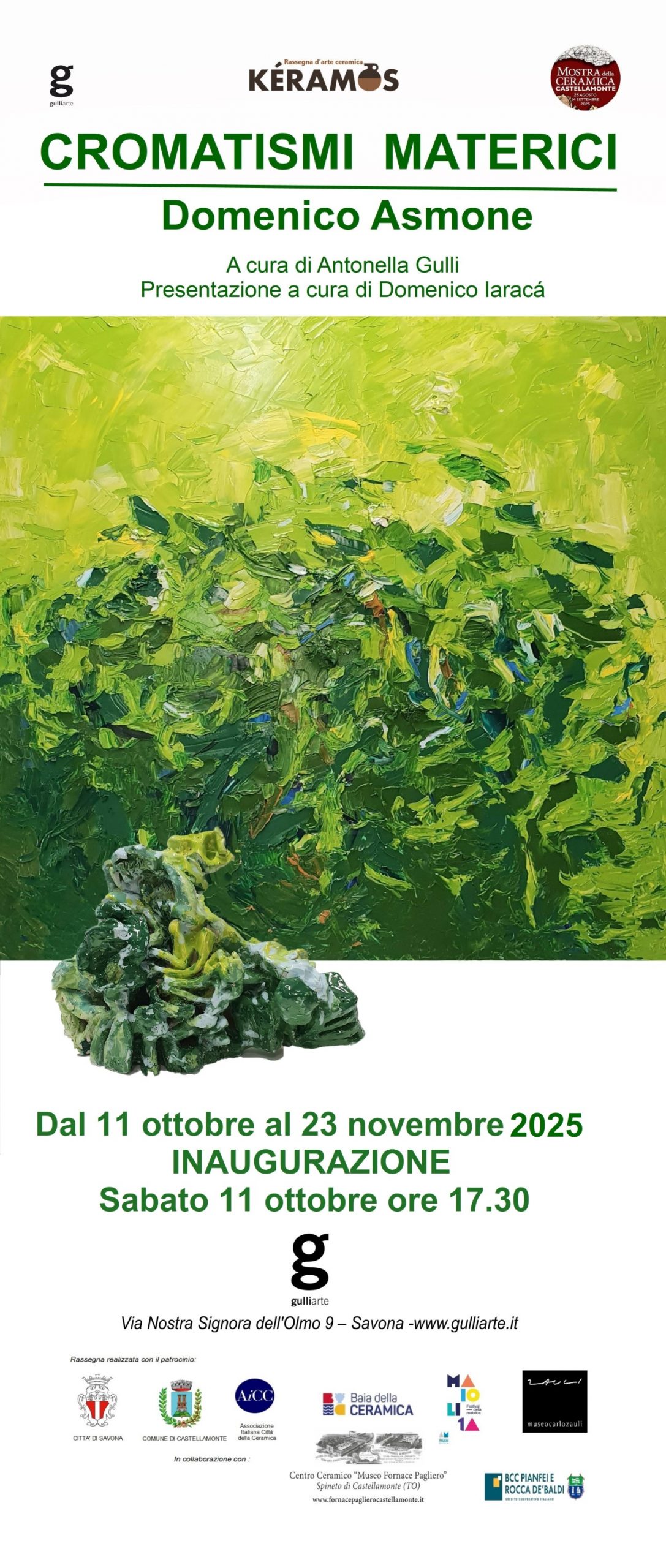 DOMENICO ASMONE - CROMATISMI MATERICI