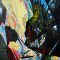 DorotaWBThe Code of Existence 2025 acrylic pen on paper 70x100 ( with frame)