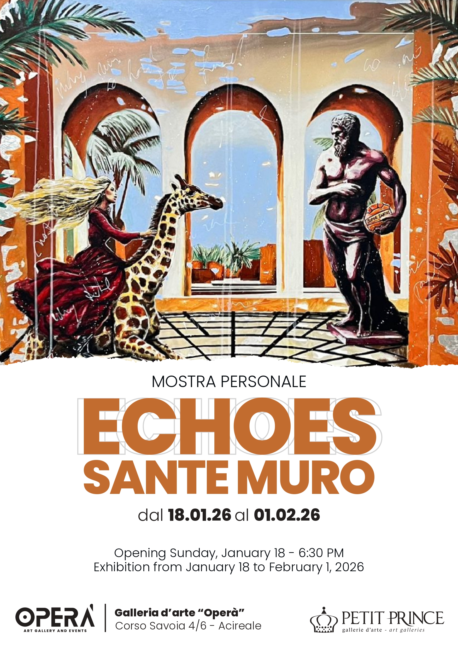 ECHOES SANTE MURO - LOCANDINA