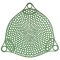 Elisa Cella - 22-C34 - Triceratium Favus - 2022 - cm 120x120x0,2 - ferro tagliato al laser e verniciato