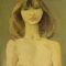 Giacomo Bergomi, Figura,olio su tela, cm60x50, 1978