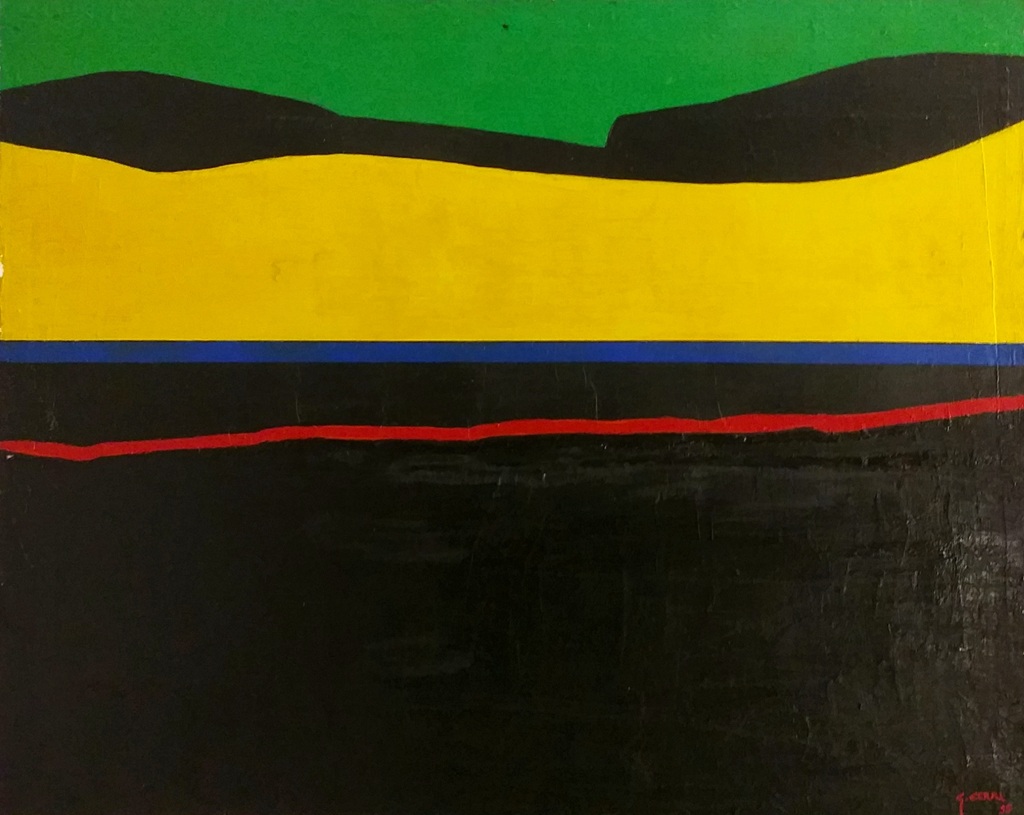 Giancarlo Cerri, 1995, Per amore del paesaggio, olio su tela, cm. 80x100