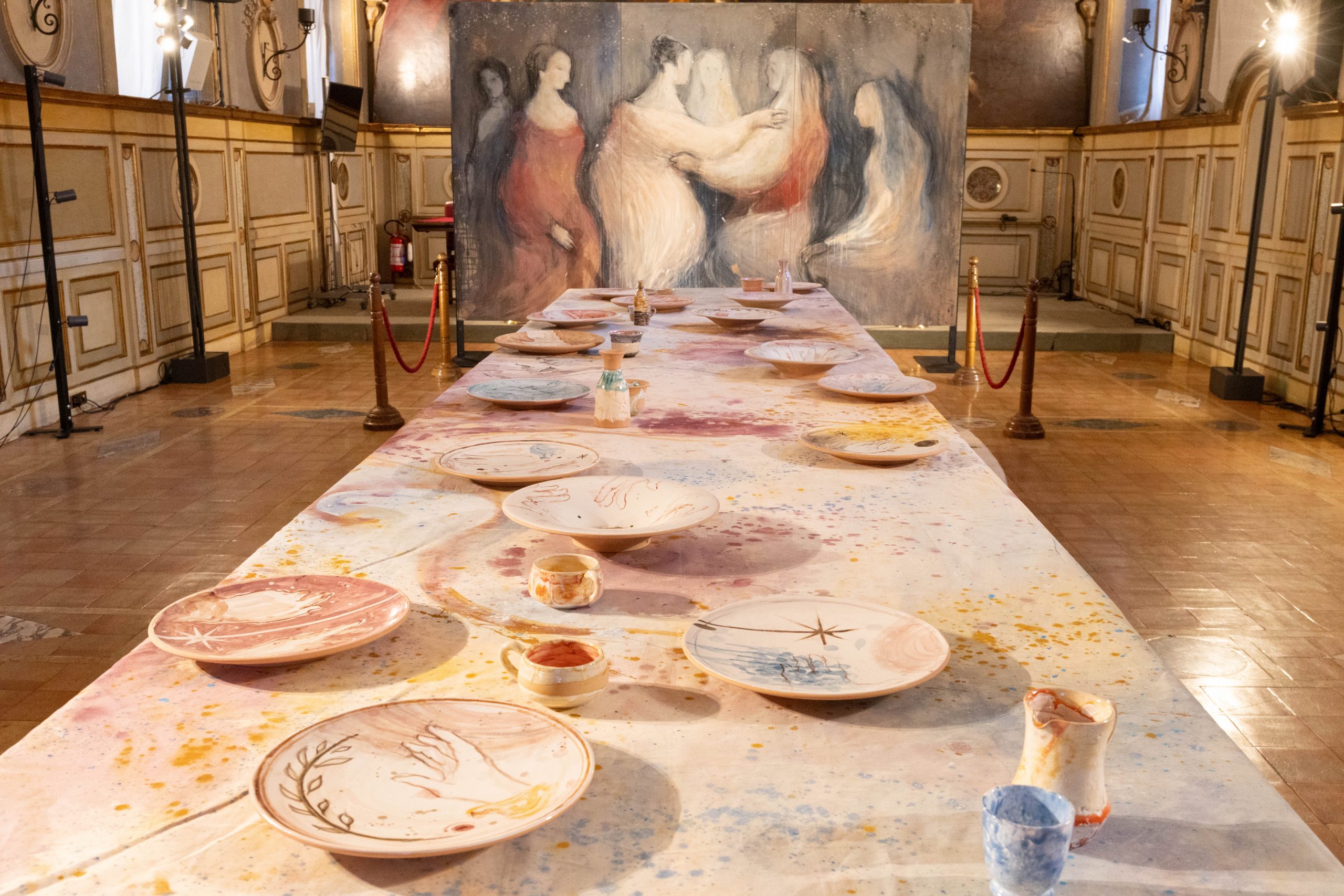 Foto: Federico Guberti - GRM Foto
Roma,Palazzo Valdina 22-09-2026
Vernissage installazione site specific "La sera della cena"
artista Fabrizio Sannicandro