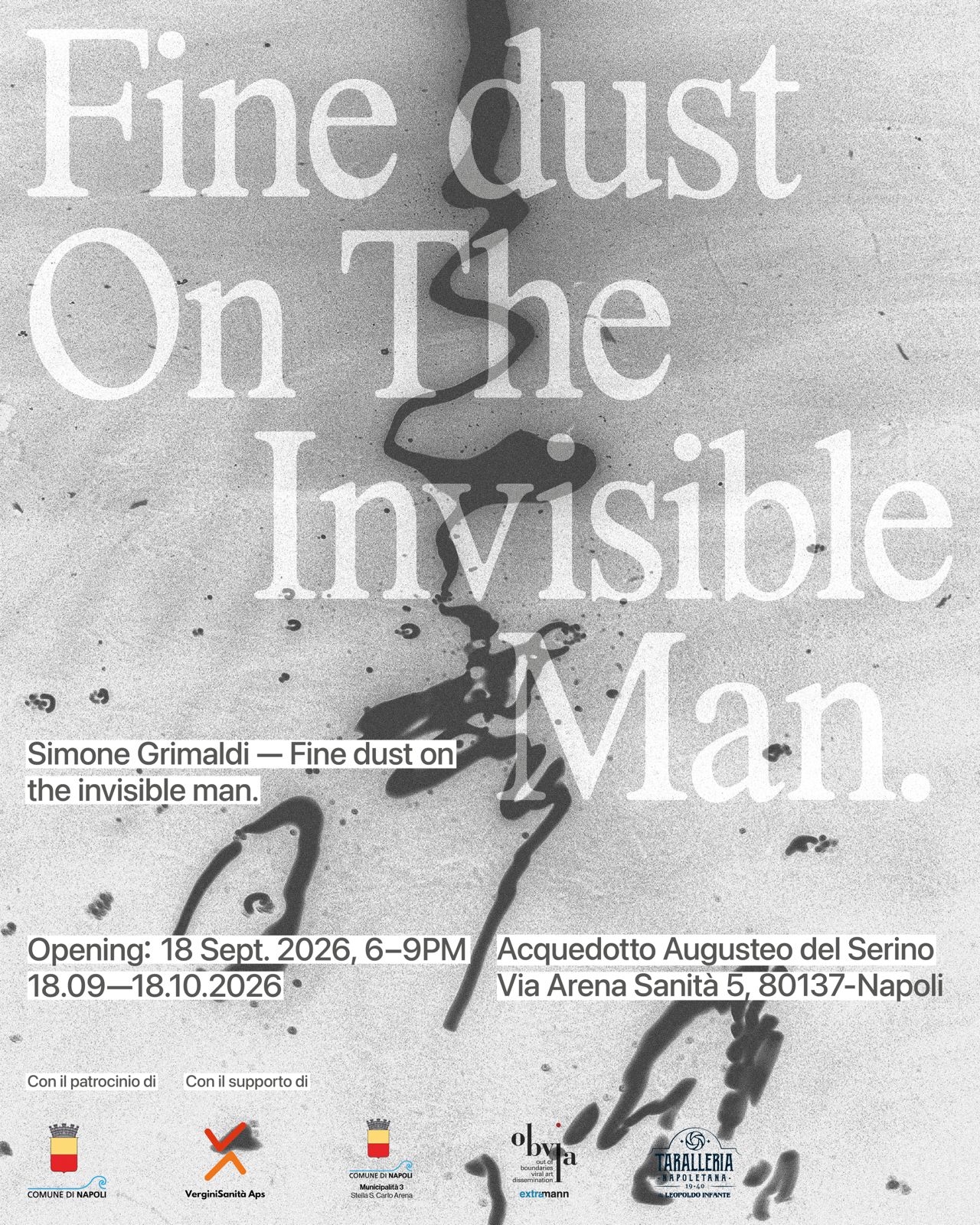 Invito FINE DUST ON THE INVISIBLE MAN