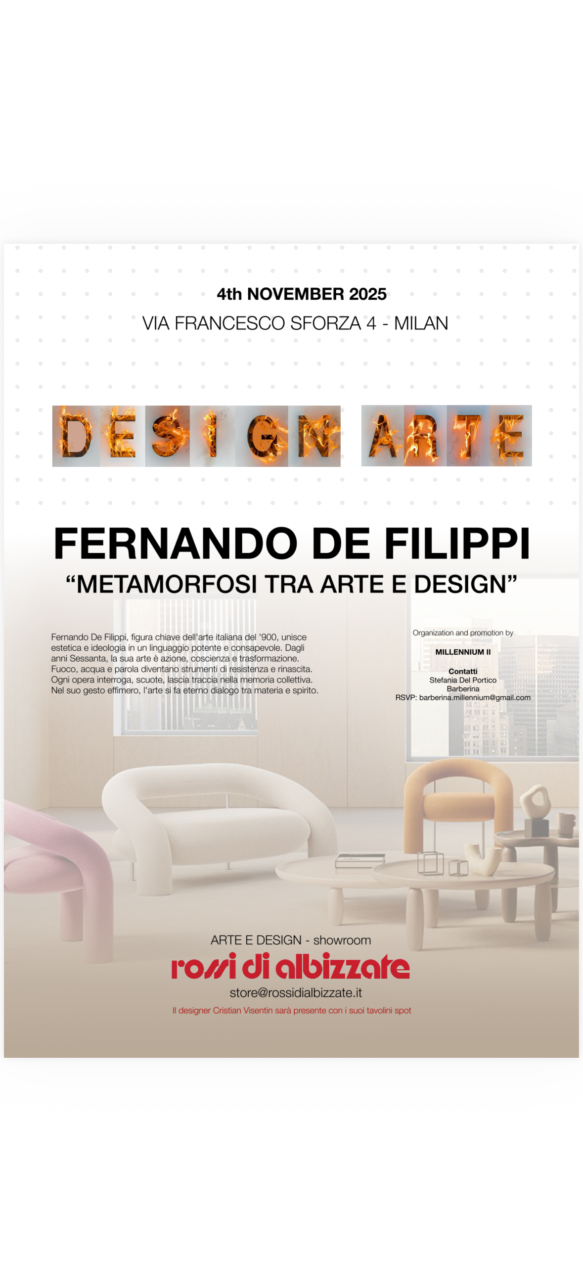 Invito Fernando De Filippi