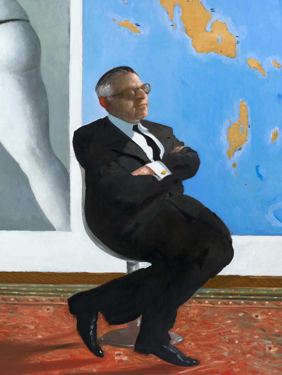 Julio Larraz, A Video Show in the War Room, 2009