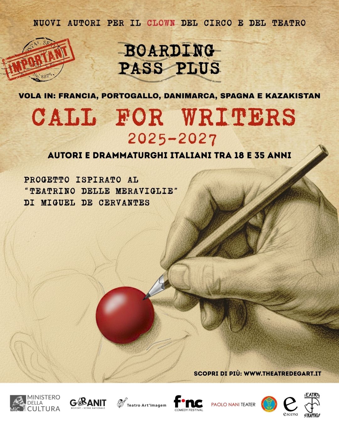 Locandina-Call-Autori-Clown-Theatre-Degart