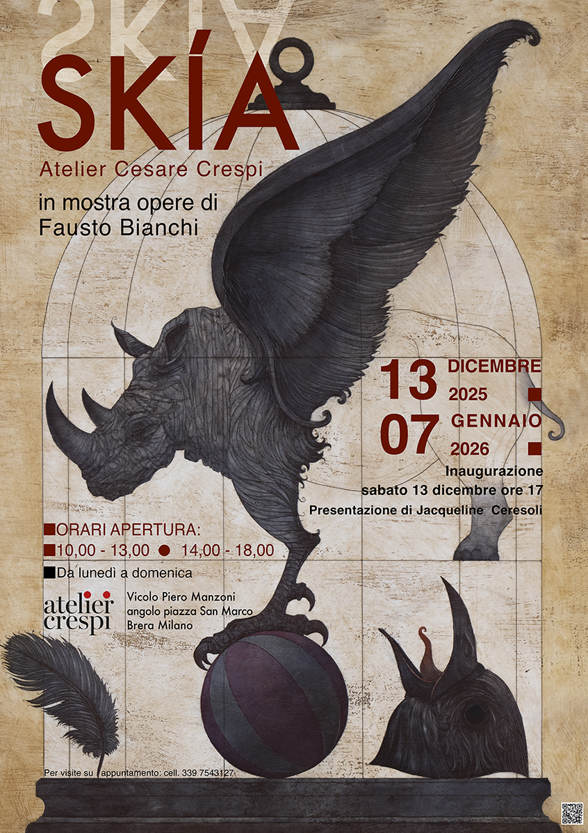 Locandina mostra Fausto Bianchi