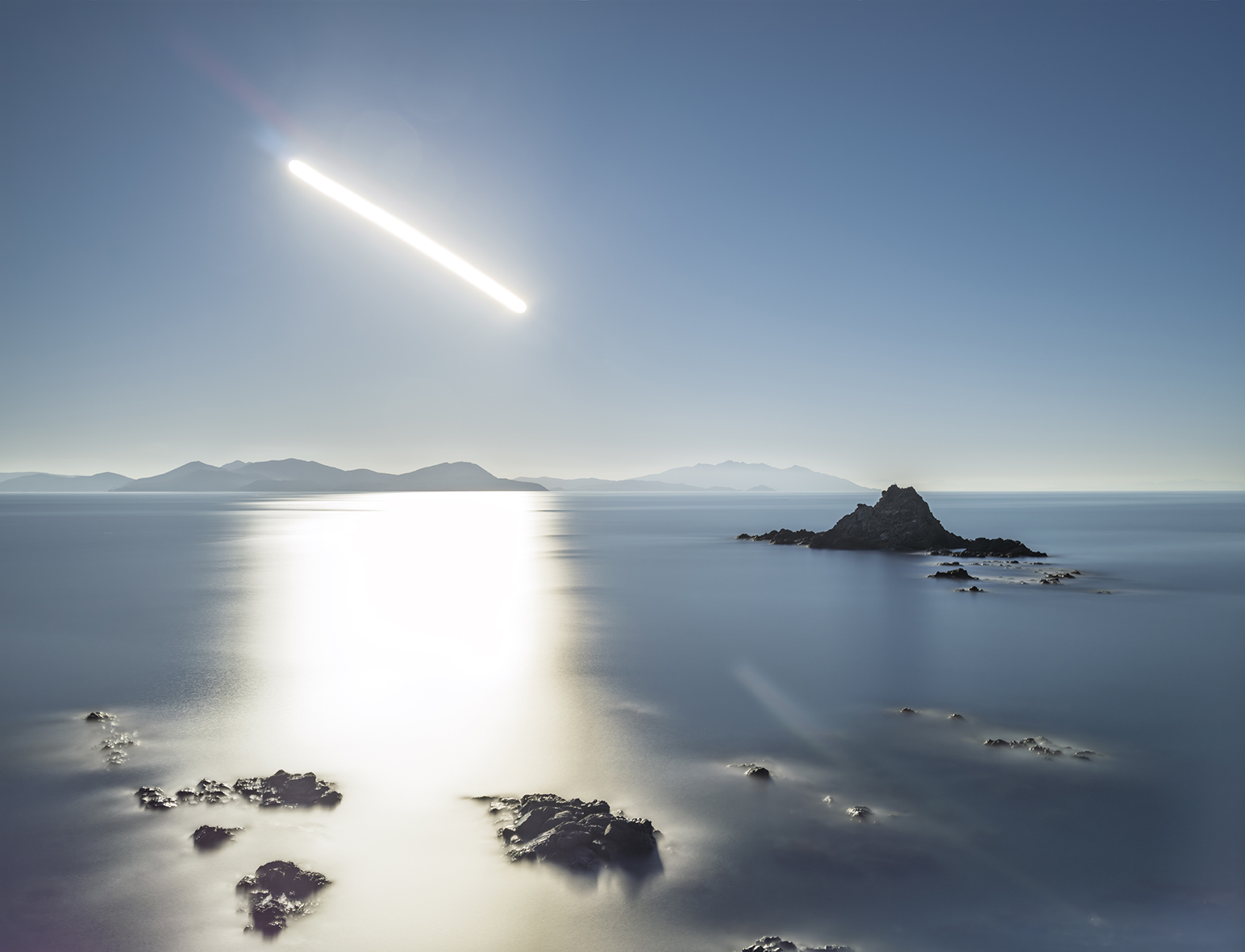 Luca Lupi_Untitled #23. 3600 seconds exposure, Punta Falcone, Piombino, 28 dicembre 2025_cm 76x100