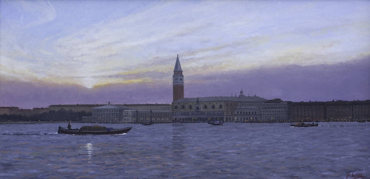 Venezia, 2024 - olio su tela - cm. 30x60