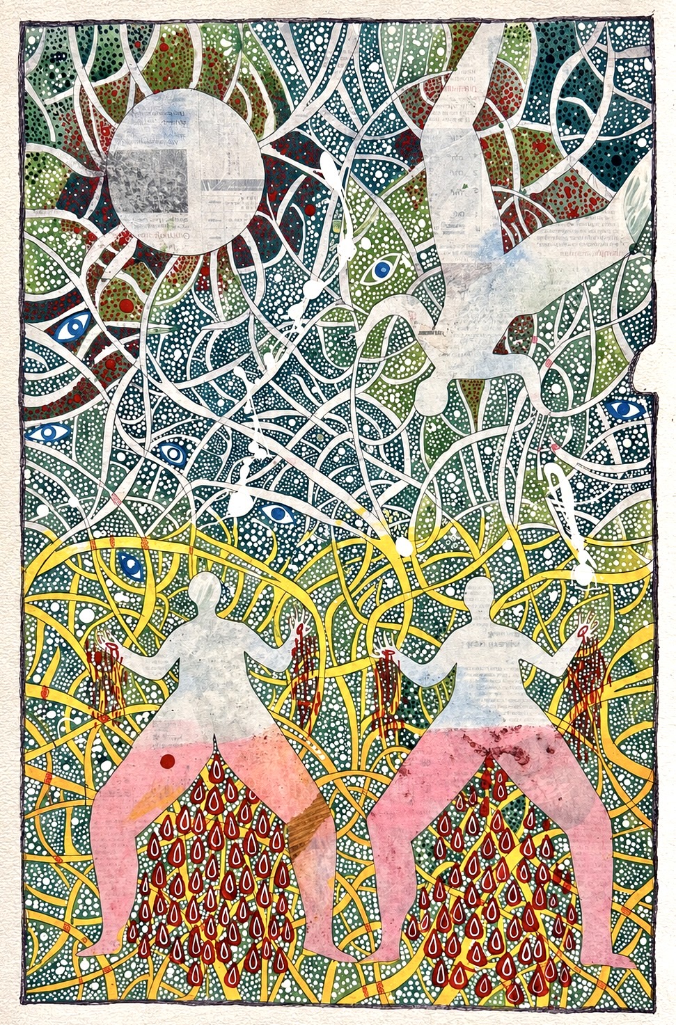flower power 1, 38x54 unframed