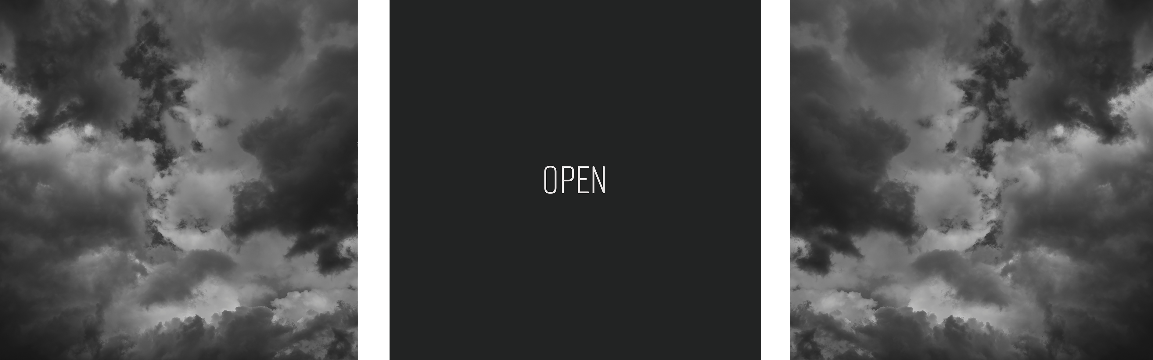 roberta fanti, open, stampe digitali su tela, cm.125x40h, 2025