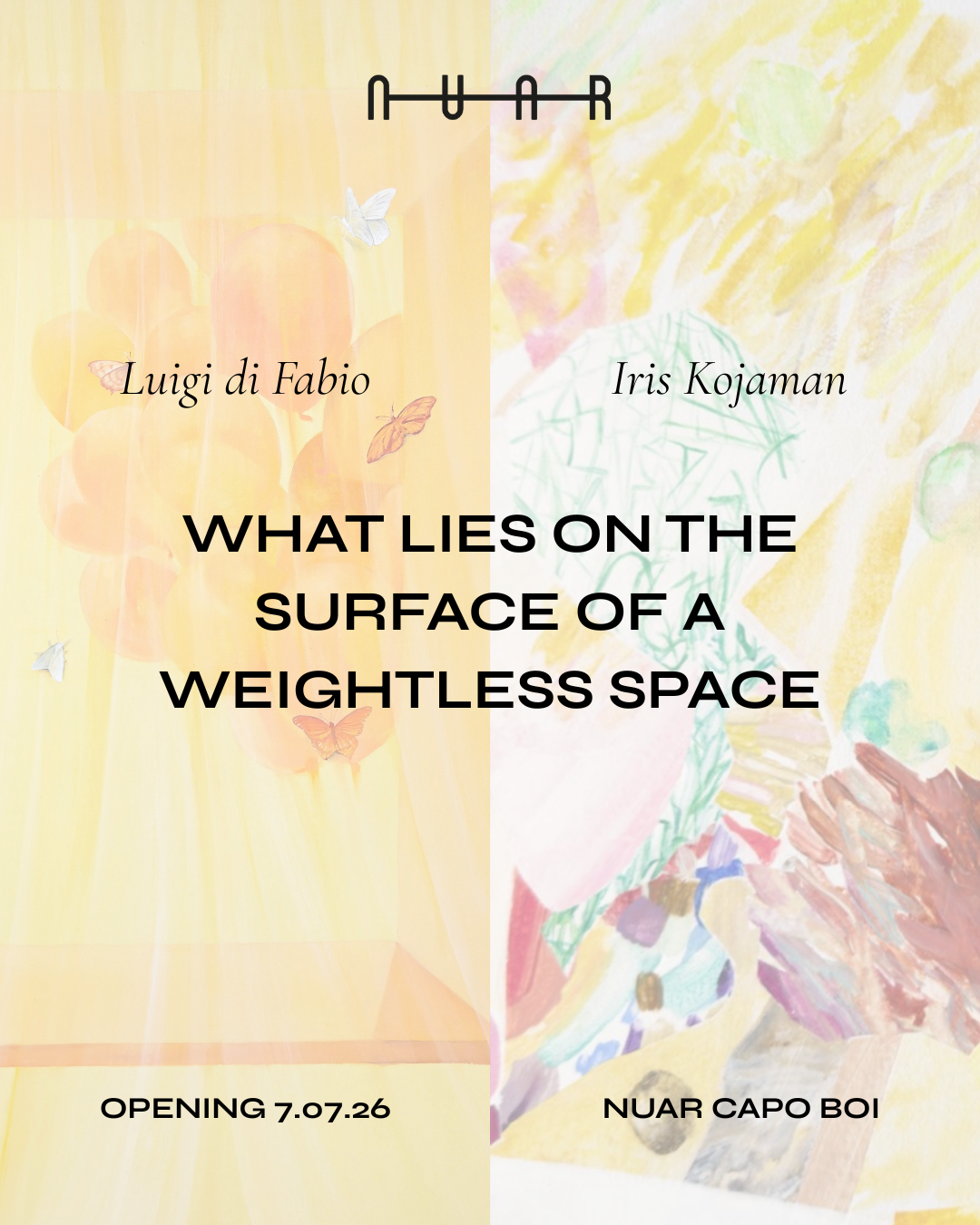 what lies on the surface of a weightless space